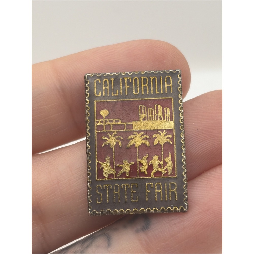 California State Fair Palm Trees Lapel Hat Pin